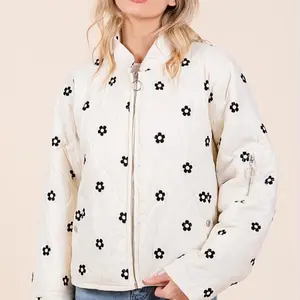 Geegee Quilted Floral Jacket