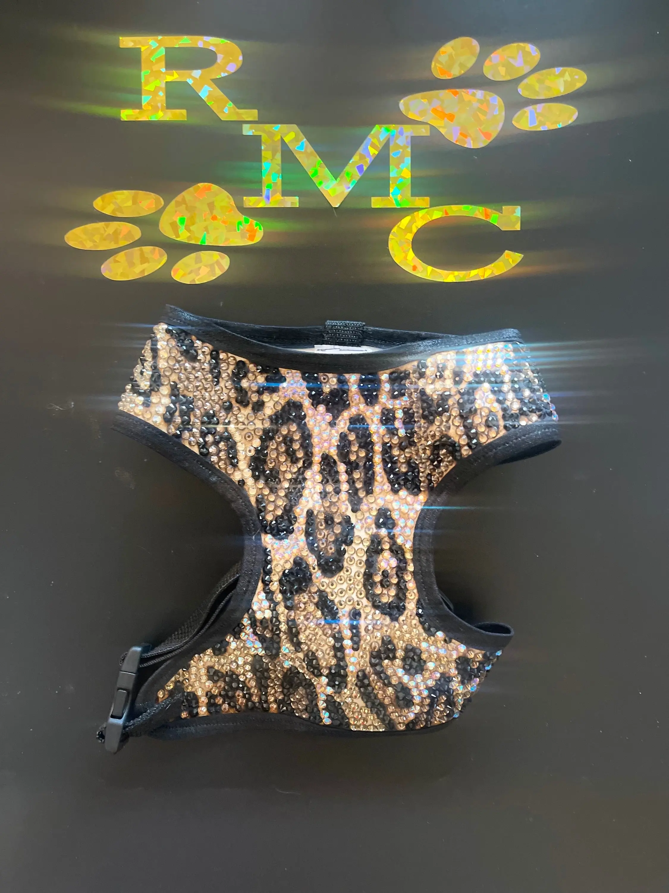 custom leopard (large) choker