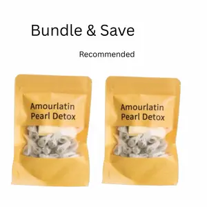 Amourlatin bundle (2) Pearl Detox - Ginger Honey Blend for Digestion & Immune Support - Portable 2.75in Patch - Perfect Gift for Any Occasion