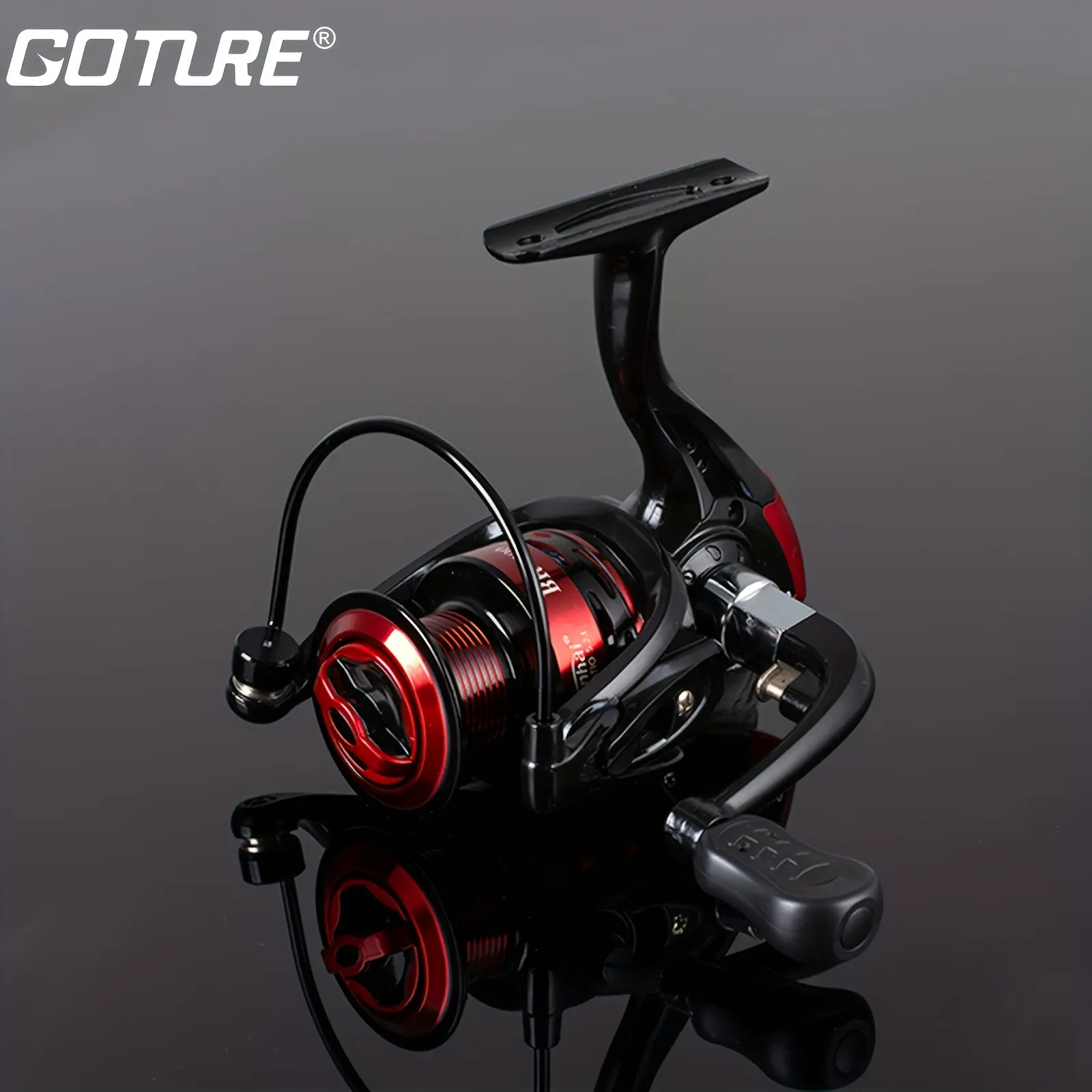 Goture 1pc BR2000/5000 Smooth Spinning Reel with Large Capacity Full Metal Spool Scratch and Rust Resistant 7/8KG Max Drag