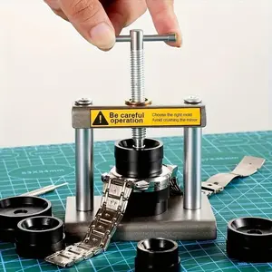 22-Piece Professional Watch Press Set, Watch Back Case Closing Tool with Molds, Watch Repair Tool Kit for Watchmakers