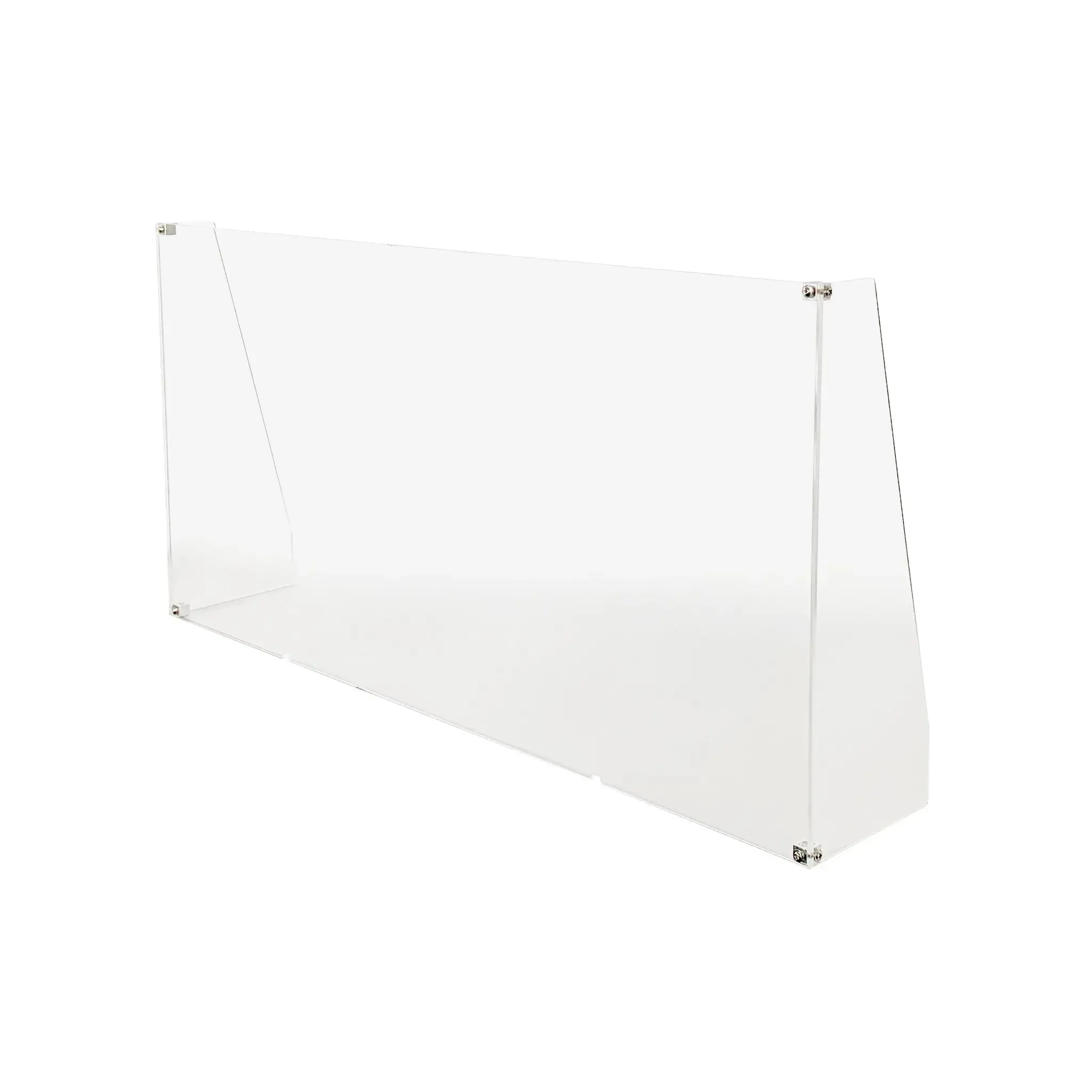 Clear Acrylic Double-Wide Window Cover Compatible with IKEA KALLAX Shelving