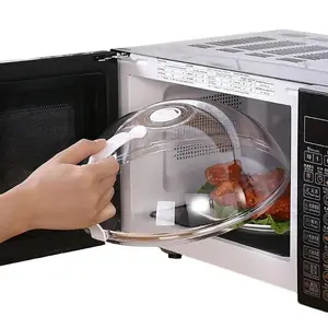 Microwave Splatter Guard, Reusable Lid with Handle, Mess-Free Heating, Easy to Clean & Store, Time-Saving Kitchen Essential, Kitchen Utensils Gadgets, Kitchen Gadget