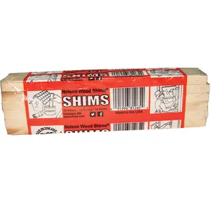 Nelson Wood Shims Pine Wood Shims, 8 in. - Pack of 12, Pine