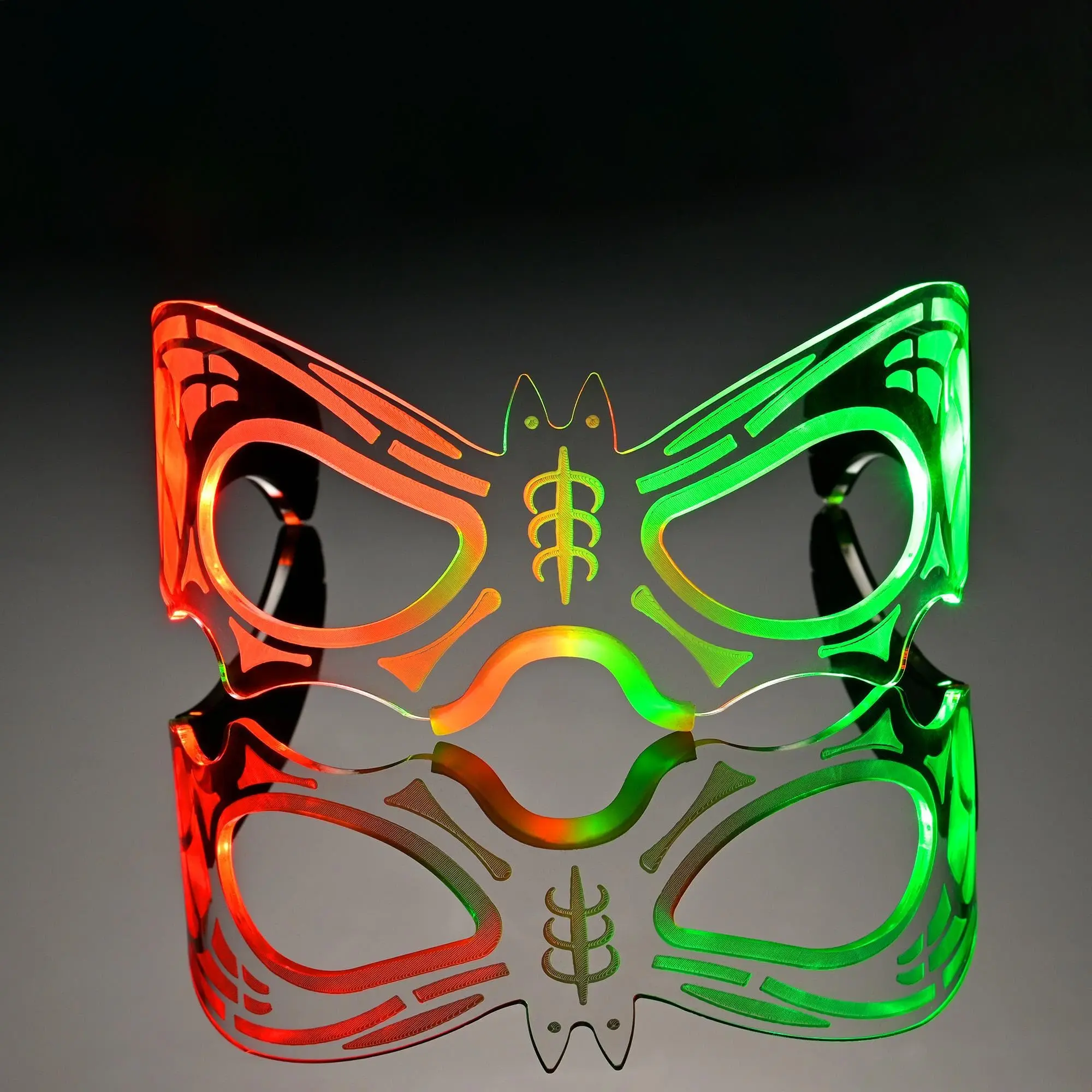 Light Up Glasses For Parties Led Adult Masquerade Mask Costume Rave Accessories Gifts