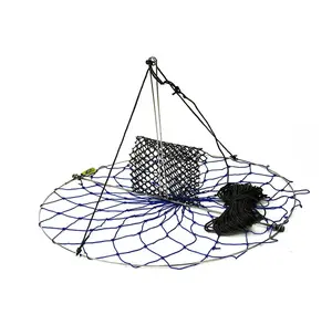 24" Round Castable Crab Trap with 110ft rope