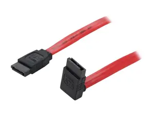 Nippon Labs Premium 1M (3.28 ft.) SATA Cable with 1 Right Angle Connector for SATA I and SATA II Hard Drive 3.28ft Model SATA-1MR 3.28 feet