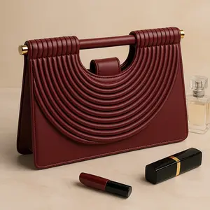 VIVA Handbag – Luxury Semi-Circular Statement Purse in Pu Leather for Trending Design & Everyday Elegance