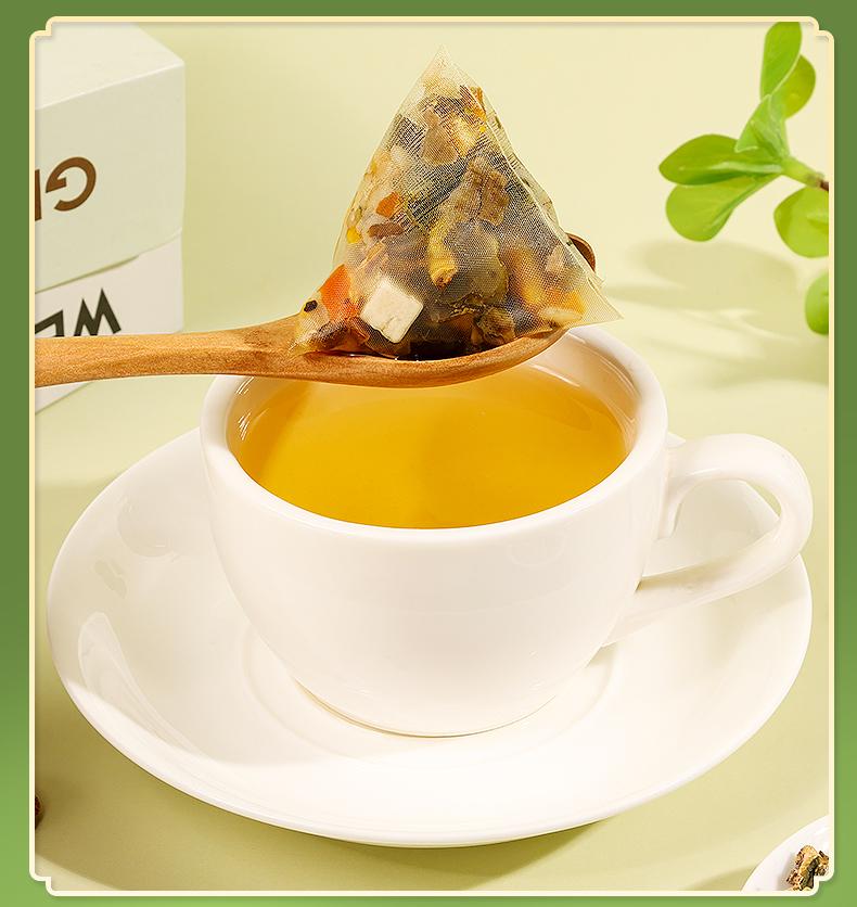 Kanglai Herbal Tea Bags - 10-Herb Natural Plant Blend for Light & Clean After Meals - Caffeine-Free & Easy to Enjoy - 75g Pack