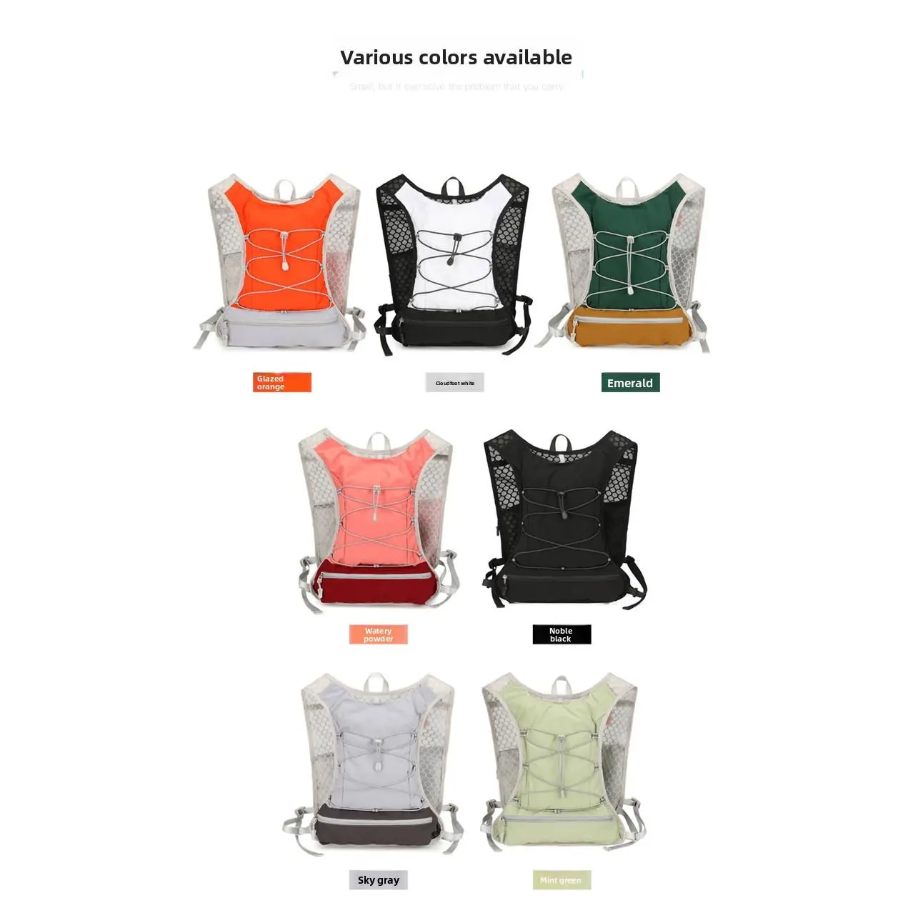 Cycling Backpack Cycling Off-Road Bag Lightweight Vest Backpack Outdoor Sports Hiking Hiking Bag