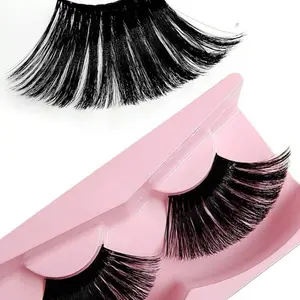 1 Pair 45mm Fluffy 9D Faux Mink Lashes - Dramatic Volume Eyelash Extensions For Dramatic Makeup Look For Cosplay Eyelashes Extensions Cosmetic