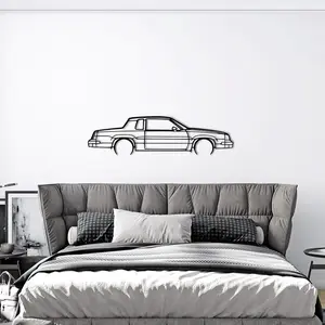 1986 Oldsmobile Cutlass Wall Art Handmade Car Decor Laser-Carved Wood Sign Personalized Garage Gift 3D Decor for Car Enthusiasts