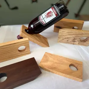 Gravity-Defying Wine Bottle Holder, floating wine bottle stand, balancing wine bottle holder, wedding gift, wine enthusiast