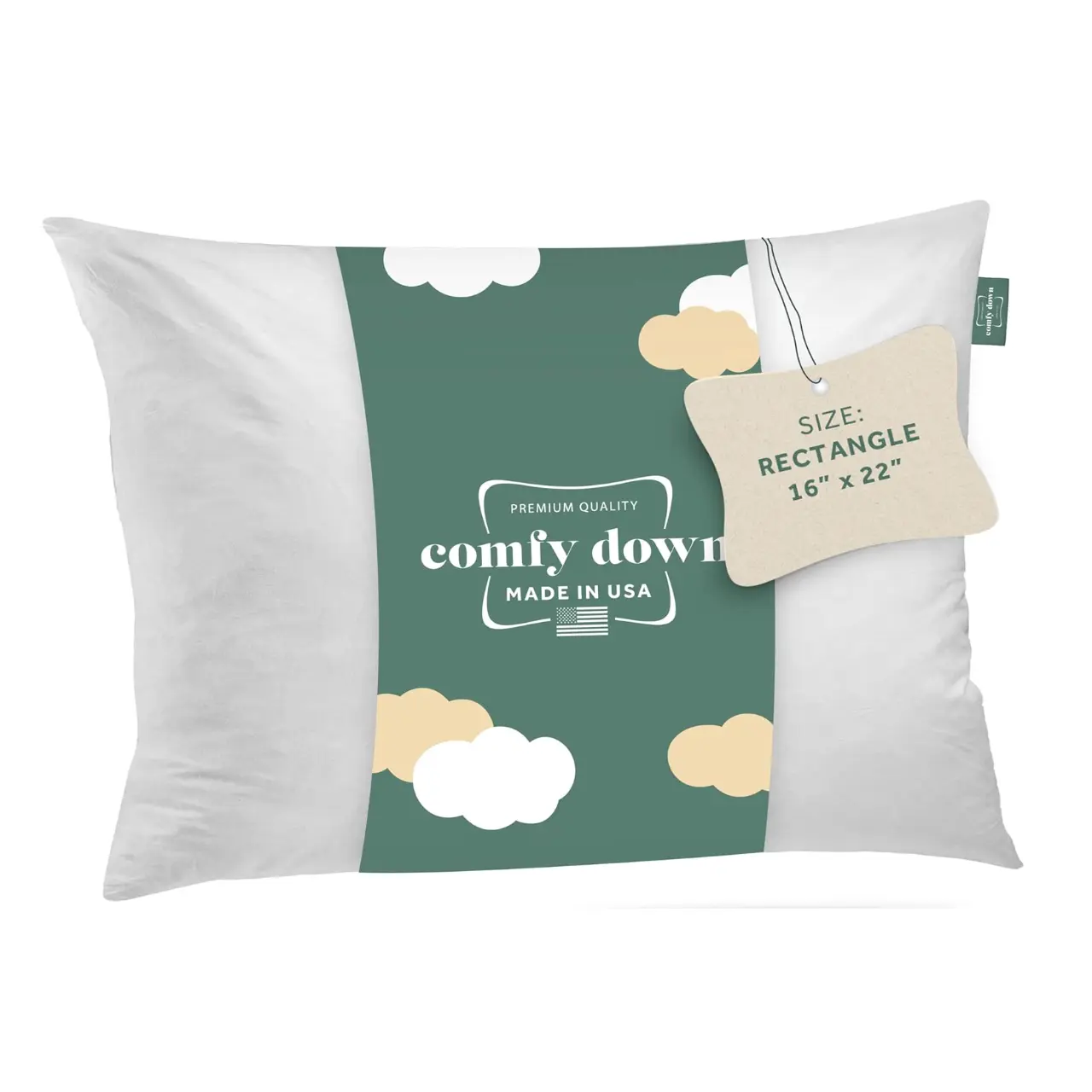 16x22 Comfy Down Pillow Insert