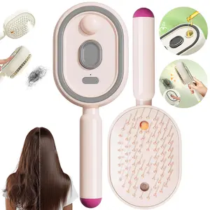 Upgraded Electric Spray Air Cushion Massage Comb, Massage Steam Brush for Frizzy Hair & Scalp Care, Anti-Static & Detangling