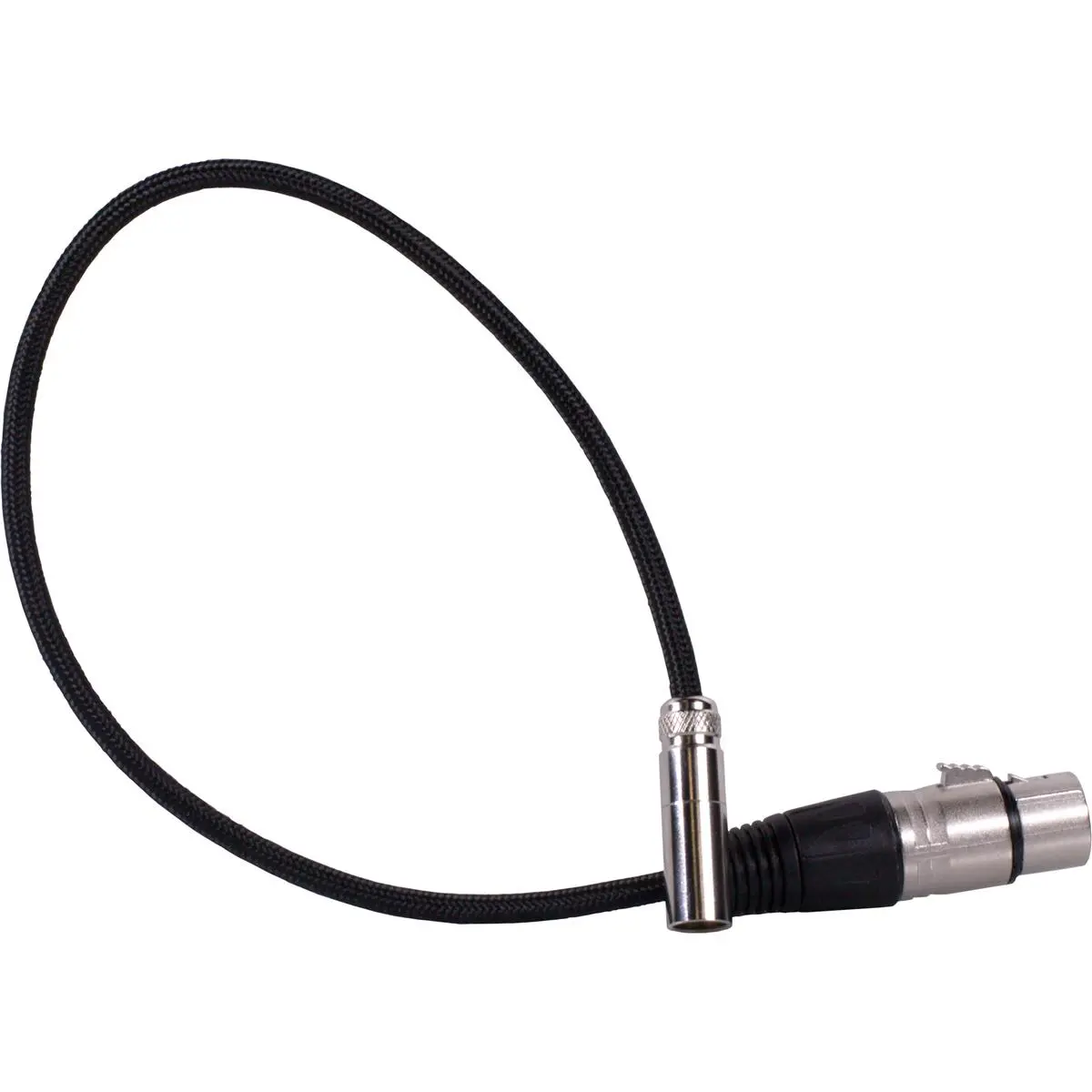 Blackhawk Cables 16" Mini-XLR Male to XLR Female Audio Cable, Black