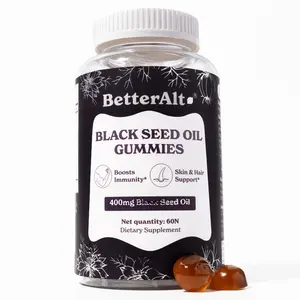 BetterAlt Black Seed Oil Gummies  (400mg) | Helps Boost Immunity, Skin Health | 1-Month Dietary Supplement