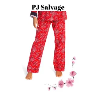 PJ Salvage True Red Pajama Pants - Red