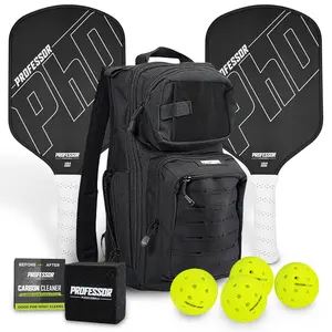 Professor Pickleball PHD Bundle - 2 PHD, Court Commander Backpack, 4-Pack of Pickleballs, Pickleball Paddle Eraser Professor Pickleball PHD Bundle - 2 PHD, Court Commander Backpack, 4-Pack of Pickleballs, Pickleball Paddle Eraser