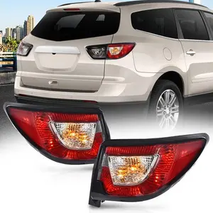 Tail Lights Fit For 2013-2017 Chevrolet Traverse Halogen Rear Lamps Left+Right Bulbs Beam Headlight
