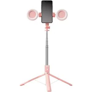 Selfie Stick Tripod with Light and  Remote, 67" Extendable Mini Tripod Stand for   Android, 6 in 1  Selfie Stick for  YouTube Live Streaming()