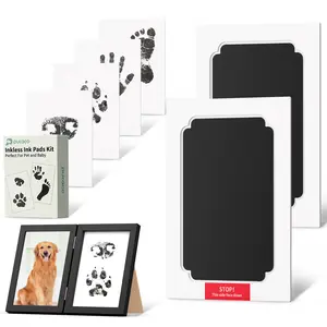 Extra Large Clean-Touch Inkless Ink Pad Kit for Pets and Babies - Inkless Paw Print Capture - No Mess - Easy Combine Press Lift - Perfect for Pet Lovers