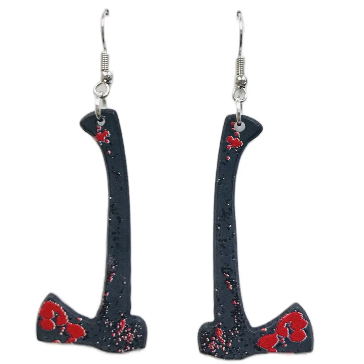 Axe horror movie earrings Halloween