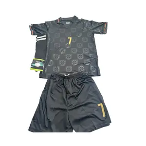 Must-Have for Fans! Portugal #7 Black Gold Jersey