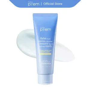 MAKE P:REM Safe Me. Amino Refresh Cleansing Balm 3.38 Fl Oz, 100ml | Gentle Korean Makeup Remover for Deep Cleansing