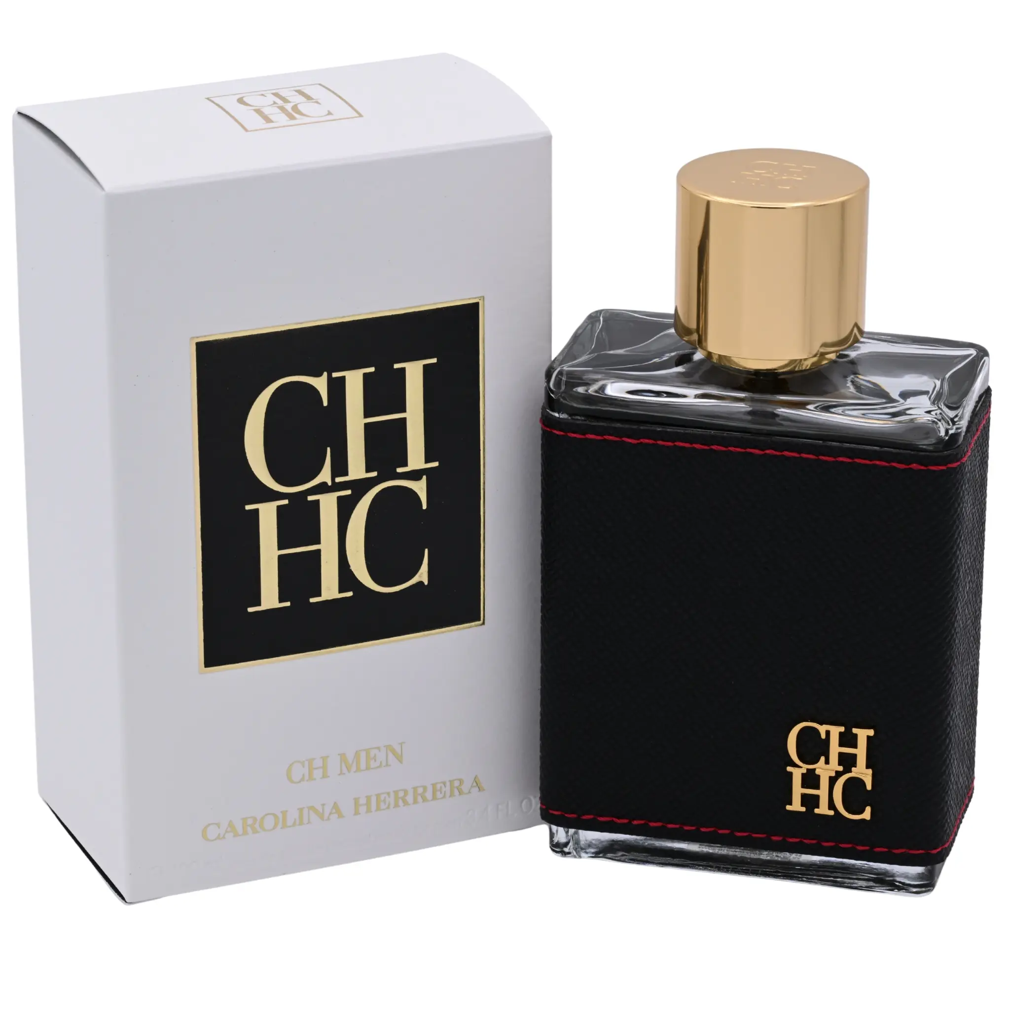 Carolina Herrera CH Men Eau de Toilette, an Oriental Spice Fragrance for Men with Aromatic Amberwood, Vanilla, and Nutmeg Blend, EDP Perfume Spray for Evening Wear, 3.4 fl oz, Jasmine, Fragrances