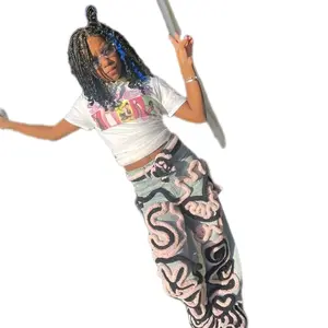 Women Yarn Jeans with Unique Knitted Design for Comfortable Fit and Stylish Look Womenswear