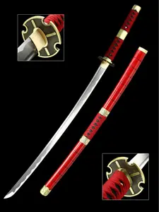 One Piece Sandai Kitetsu samurai sword Cosplay Prop Blunt Toy Sword