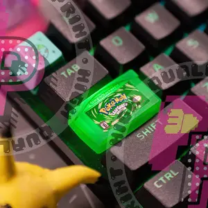 Pokémon Inspired Leaf Green Key Cap