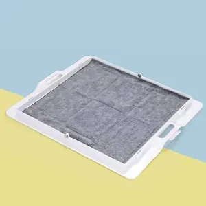 KINDTAIL Pee PAWD Pee Pad Holder Secure Non-Slip Tray for Training Pads Durable Plastic Foldable Design Easy Storage