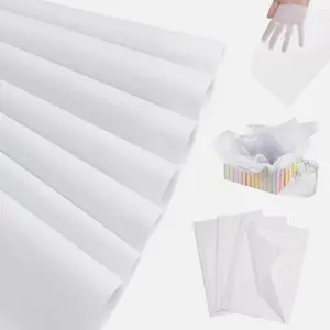 White Wrapping Tissue Paper Bulk 500 Sheets 14"x20" 15"x20" 20"x30" for Gift Packing Elegant and Well-Presented