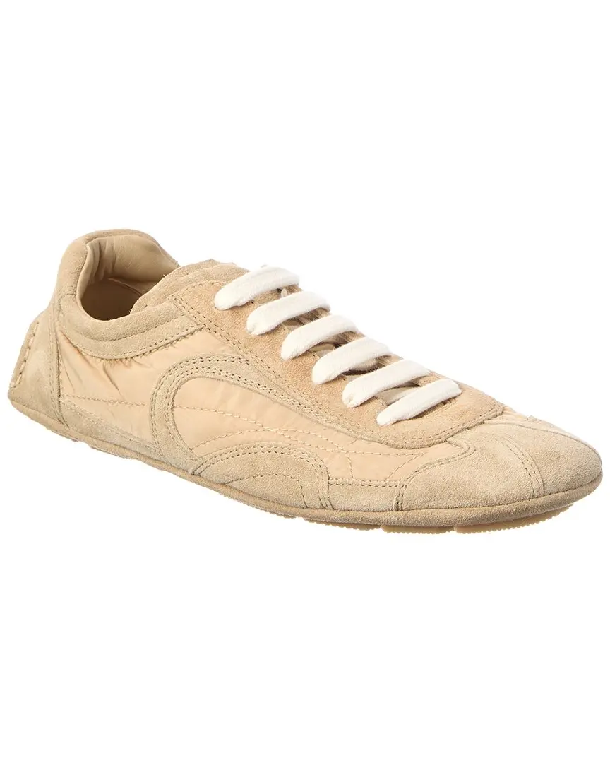 Prada Montecarlo Suede & Leather Sneaker