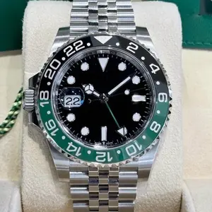 Men Business Luxury Classis Sport Two Tone G M T Automatic Homage Watch