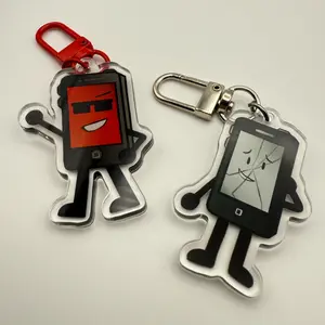 Inanimate Insanity Mephone4S & Mephone3GS Keychains -Object Show Gamer Charms, Kawaii Bag Accessory, Cool Collectible Gift for Fans, Aesthetic Merch for Players