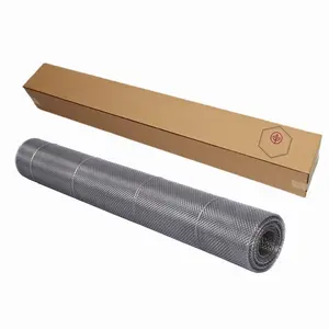 Stainless Steel 304 Wire Mesh 15.7 Inchx10 Foot - 10 mesh 0.45mm Diameter Hardware Cloth