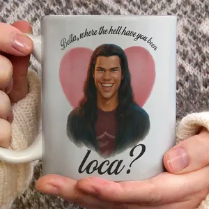 Twilight Vampire Mug, Aesthetic Coffee Mug with Characters, Gift for Movie Fans, Inspired by the Twilight Saga - tws10048