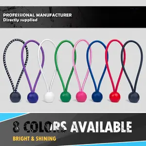 PerkHomy 30 PCS Ball Bungee Cord 6 Inch Heavy Duty Bungie Cord Balls for Tarp Tie Down Canopy Camping Tents Cargo Holding Wire Hoses Patio Umbrellas Awning (30pc Black) bbq camp tiktok shop finds nt