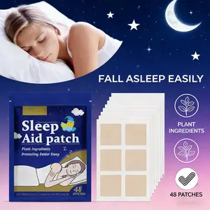 Sleep Patch 48pcs/box - Natural Plant Ingredients, Soothing & Relaxing, Deep Relaxation, Improves Sleep Quality for the Whole Family Body Care Daily