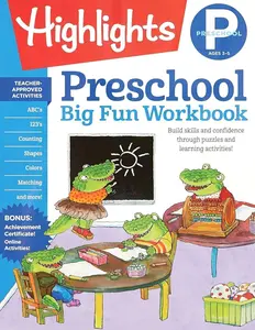 Preschool Big Fun Workbook: 256-Page Preschool Learning Workbook, Practice Math, Writing, Shapes and More with Puzzles and Activities for Preschoolers   Paperback – April 4, 2017