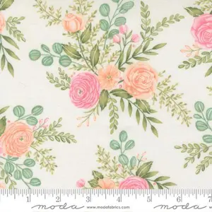 Fabric Moda Dogwood Rose Garden Kindness by the Quarter Yard 56150-11