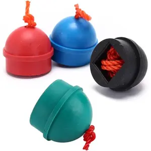 4 Pack Anti-Lost Pool Chalk Cubes Holder with Cord String Practical Pool Cue Chalk Organizer Pocket Chalker Tool for Billiard House