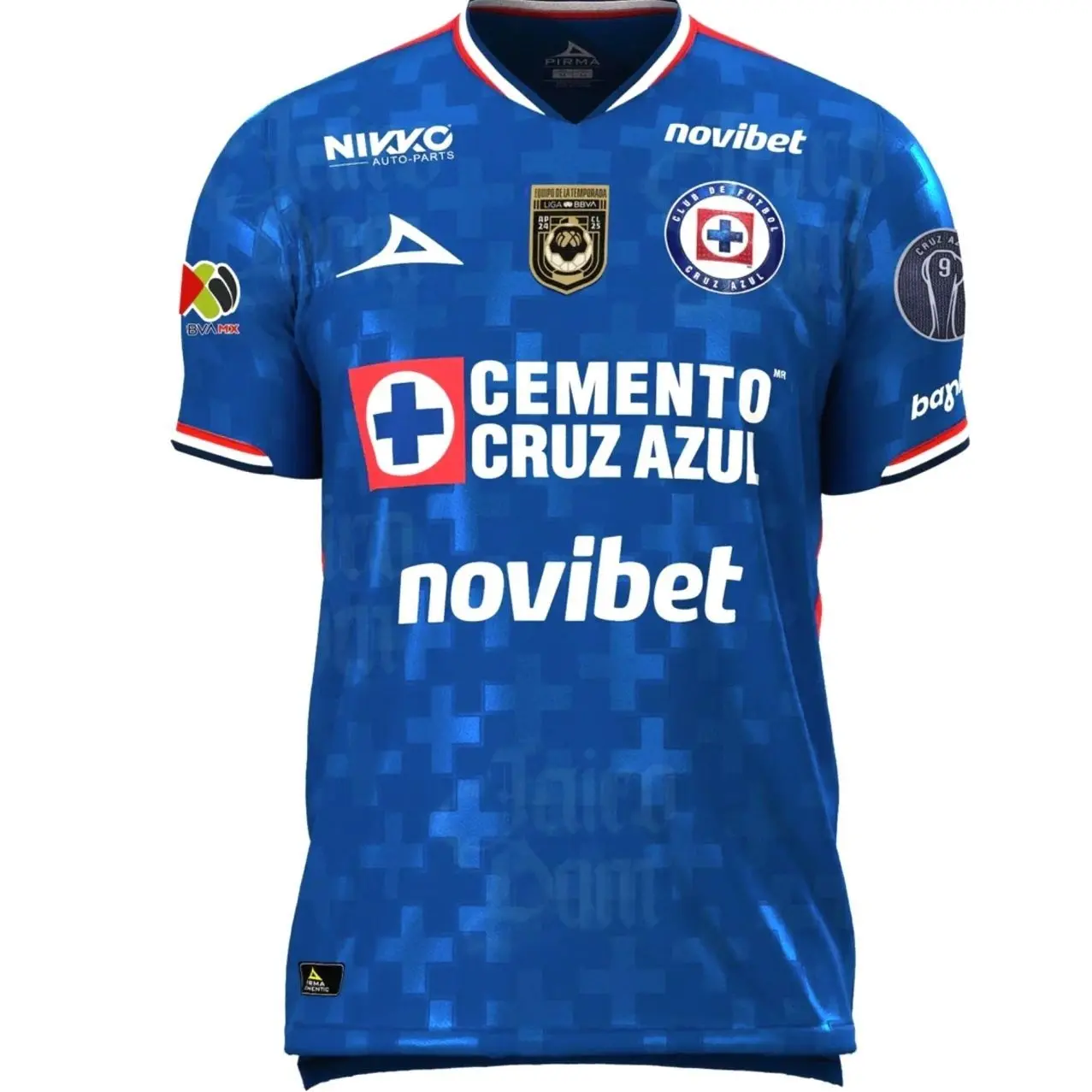 Cruz Azul 2026 Home Soccer Jersey | Blue Liga MX Football Shirt | Mexico Soccer Fan Apparel | Unisex Game Day Gift