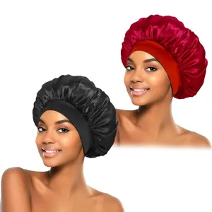 Silk Bonnet for Sleeping, Satin Hair Bonnets, Soft Elastic Band Silk Sleep Cap, Hair Wrap for Women