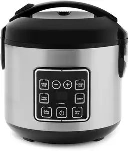 Aroma ARC-914SBD Digital Rice Cooker & Food Steamer, 8-Cup Cooked, 4-Cup Uncooked, Stainless Steel, Programmable Controls, Keep Warm, Delay Timer, Steam Tray, ARC-914SBD