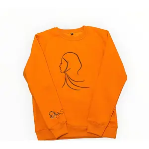 Covered girl Sweater (embroidery adults )