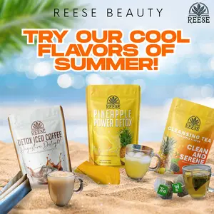 Reese Refresh & Sip Trio — Pineapple Cleansing Tea + Pineapple Fiber Drink + Iced or Hot Coffee